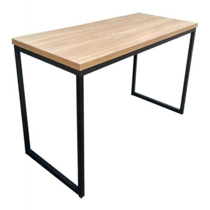 Mesa reta pés tubulares Mesa reta pés tubulares